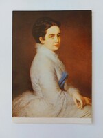 Régi magyar művészeti képeslap Barabás Miklós