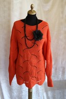 Knitted sweater with a beautiful style and pattern - new size: 52/54/56