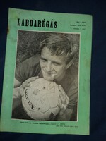 1964. July football Hungarian football newspaper magazine according to the pictures