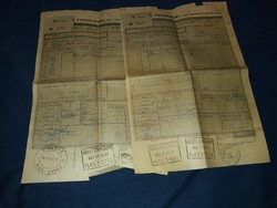 1962 - Máv transport bills of lading and transport vouchers as shown in the pictures