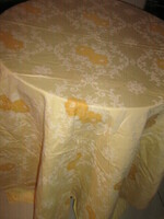 Beautiful lemon yellow damask duvet cover