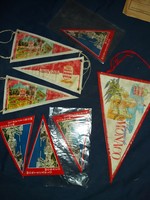 1970s monaco - monte carlo f1 old small big flags 8 pcs in one package according to the pictures