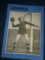 1961. május LABDARÚGÁS magyar labdarúgó újság magazin a képek szerint