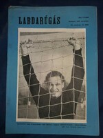 1963. november LABDARÚGÁS magyar labdarúgó újság magazin a képek szerint
