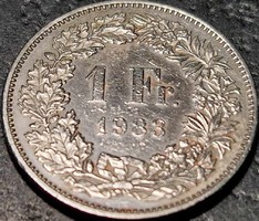 Switzerland 1 franc, 1983.
