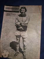 1974.augusztus LABDARÚGÁS magyar labdarúgó újság magazin a képek szerint