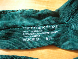 Original Austrian karnakflor green folk costume cotton socks
