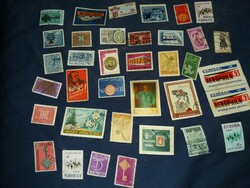 Régi és régebbi postai bélyegek 37 darab egybe csomagban a képek szerint