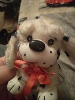 Dalmatian dog, i love you, plush toy, negotiable