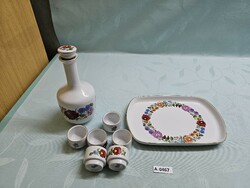 A0467 Kalocsa drinks set with tray