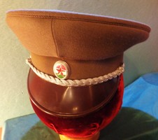 Officer / deputy officer / bowler hat / Hungarian People's Army, with star rose, size 56/.