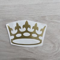 Crown, bronze, sticker, for car