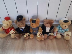 Several kinds of teddy bears, teddy bears
