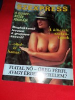I. Year 1. Issue ! Sexpress erotica, men's magazine with sophisticated nude photos according to the pictures