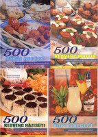 4-piece 500-recipe cookbook package (#59)