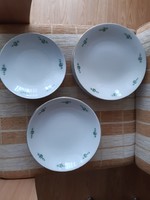 Zsolnay porcelain plate, plate set