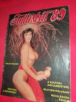 1989. Hungarian badminton annually published magazine public life erotica humor newspaper according to the pictures