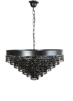 Black design crystal chandelier