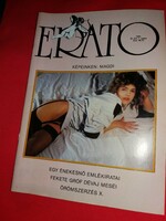 1990. III. évfolyam 3. szám ERATO Művészet -erotika magazin újság a képek szerint