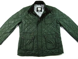 Original bugatti (2xl) dark green men's transitional quilted jacket