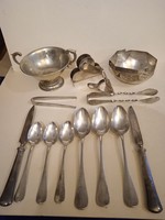 Old silver-plated objects
