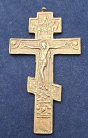 Copper orthodox, pravoslav pendant cross