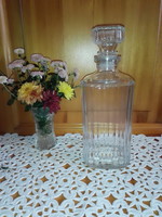 French whiskey glass with aroma-sealing stopper.