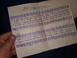 Antique church choir singing sheet music in beautiful condition according to the pictures