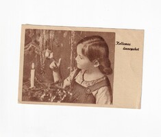 K:01 Karácsonyi képeslap Fekete-fehér