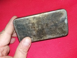 Antique metal box for storing gadgets, found condition 10 x 5 x 5 cm as shown in pictures