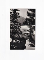K:02 Karácsonyi képeslap Fekete-fehér
