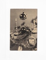 K:05 Karácsonyi képeslap Fekete-fehér