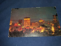 1962 Canada Montreal skyline evening postcard according to the pictures
