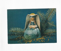 K:015 Karácsony képeslap postatiszta Vallásos