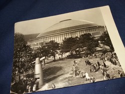 1961 Brno Czechoslovakia expo building postcard according to the pictures
