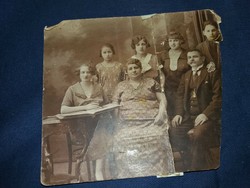 Antique 1925 family photo according to the pictures