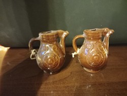 Pair of ceramic jugs