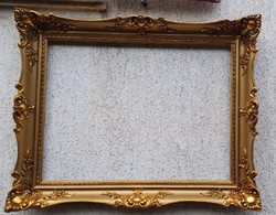 Antique beautiful 60 x 80 szèles blondel frame. Painting frame, mirror frame, also lying on stand. Video!