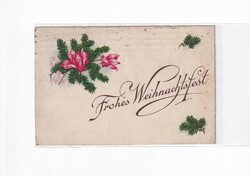 K:075 Karácsonyi Antik képeslap 1916