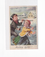 B:065 búék - New Year's card 1951 (cancer times)