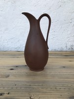 Retro-vintage unglazed ceramic jug-vase numbered-211 germany?