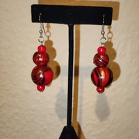 I was on sale! Beautiful new large wooden earrings