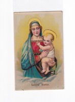 K:076 antique Christmas postcard, post clean, religious