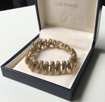 Old Trifari brand gold-plated bracelet