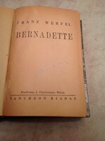 Franz werfel: bernadette - antique book (136)