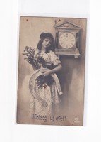 K:118 búék - New Year antique postcard (photos)