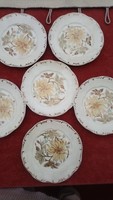 Zsolnay cake plate set 6 pieces!