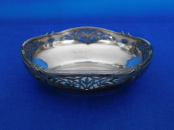 Silver serving glass with insert 250 gr