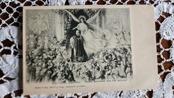 King Ferenc József Kuk 50 years of reign Queen Elizabeth Sissi allegorical contemporary photo photo sheet
