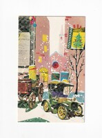 K:102 Karácsonyi  képeslap kihajtós